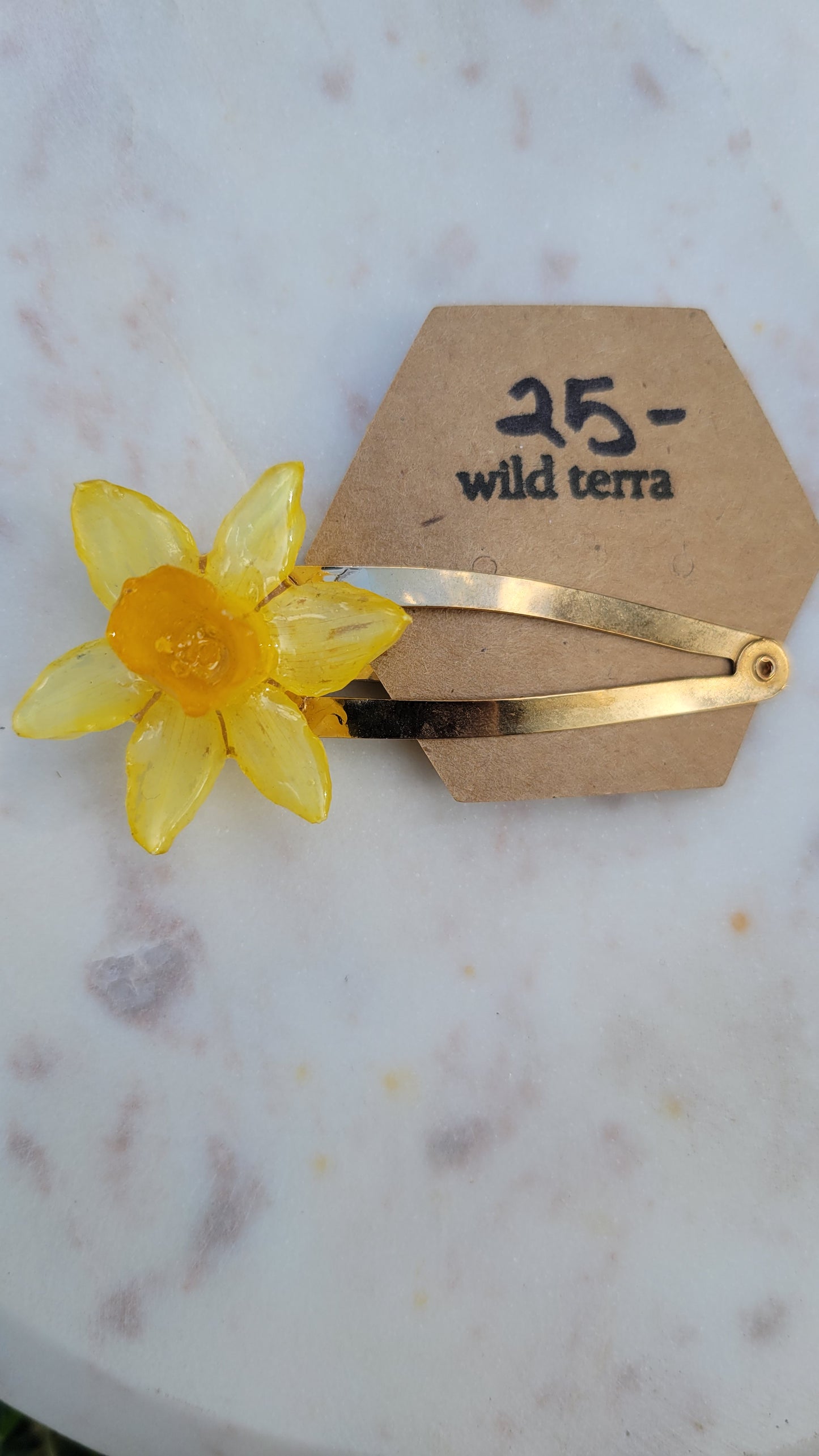 Daffodil Hair Clip