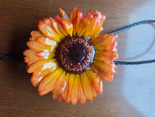 Gerber Daisy Bolo Tie
